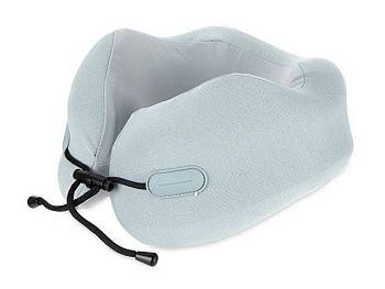Подушка для путешествий с эффектом памяти Memo "Pillow PRO" M/L English Blue