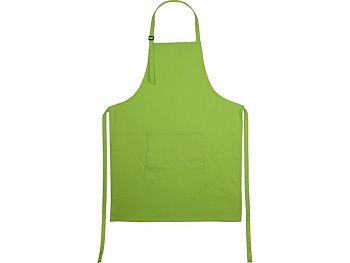 Хлопковый фартук 180gsm, зеленое яблоко Хлопковый фартук 180gsm, зеленое яблоко