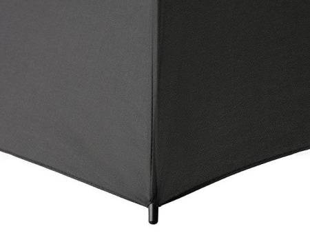 Зонт-трость Glendale 30", черный/серый