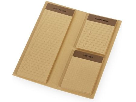 Планер с отрывными листами "Write & Plan", натуральный