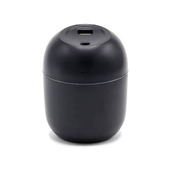 Светодиодный USB увлажнитель Egg с подсветкой, черный Светодиодный USB увлажнитель Egg с подсветкой, черный