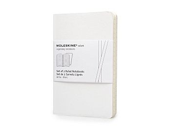 Записная книжка Moleskine Volant (в линейку, 2 шт.), Pocket (9х14см), белый Записная книжка Moleskine Volant (в линейку, 2 шт.), Pocket (9х14см), белый