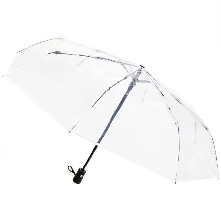 Автоматический противоштормовой зонт Transparent, прозрачный