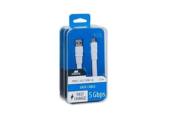 Кабель USB Type C 3.0 – Type A 1.2м WT12, белый Кабель USB Type C 3.0 – Type A 1.2м WT12, белый