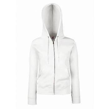 Толстовка "Lady-Fit Hooded Sweat Jacket", белый_XS, 75% х/б, 25% п/э, 280 г/м2 Толстовка "Lady-Fit Hooded Sweat Jacket", белый_XS, 75% х/б, 25% п/э, 280 г/м2