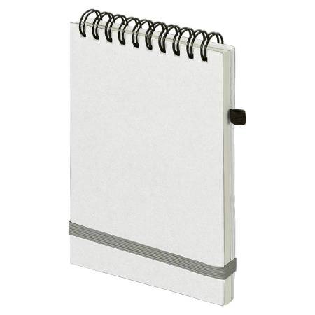 Блокнот на спирали MEMO PAD, размер 95х145 мм, бежевый