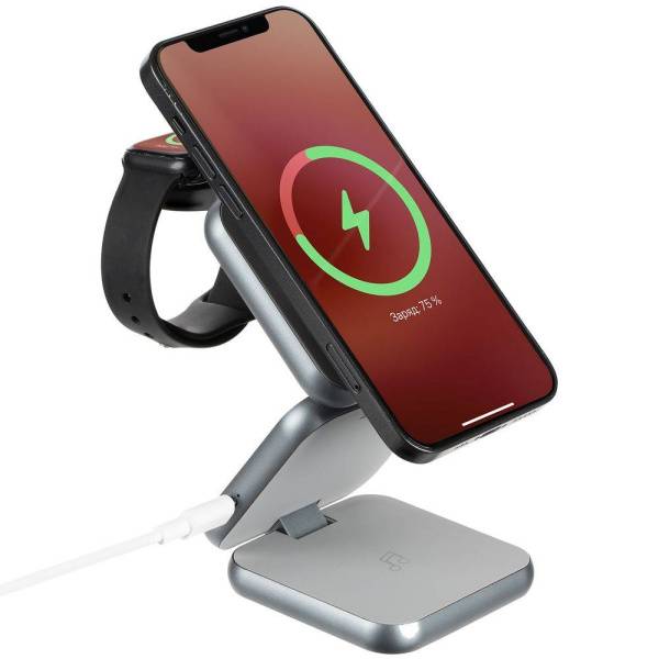 Складная станция беспроводной зарядки Terza Складная станция беспроводной зарядки Terza