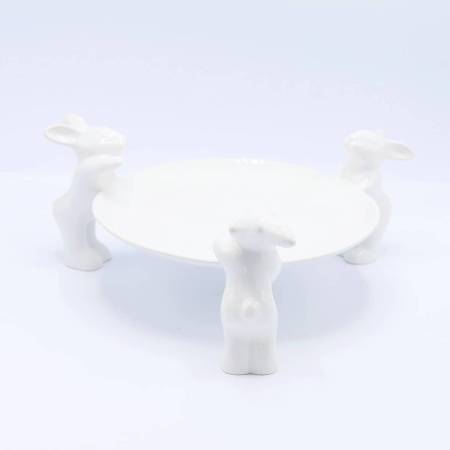 Тарелочка для сладостей "Воришки" (NEW), 23.5 см, Белый Тарелочка для сладостей "Воришки" (NEW), 23.5 см, Белый