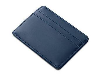 Картхолдер для двух карт и наличных денег с зажимом "Crave", темно-синий