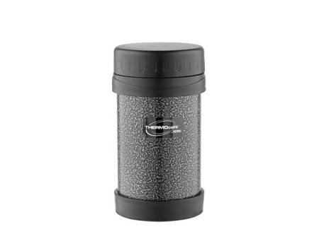 Термос из нерж. стали для еды тм ThermoCafe HAMJNL-500FJ Hammertone Coating, 0.5L, серый