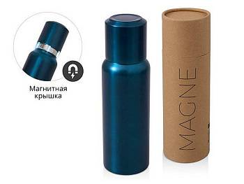 Вакуумный термос c магнитной крышкой "Magne", 500 мл, темно-синий