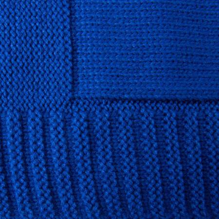 Плед ELSKER MIDI, синий, шерсть 30%, акрил 70%, 150*200 см