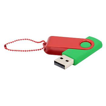 Флешка Designer To Go 2.0 USB 16Gb, зеленый/красный Флешка Designer To Go 2.0 USB 16Gb, зеленый/красный