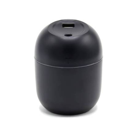 Светодиодный USB увлажнитель Egg с подсветкой, черный-S