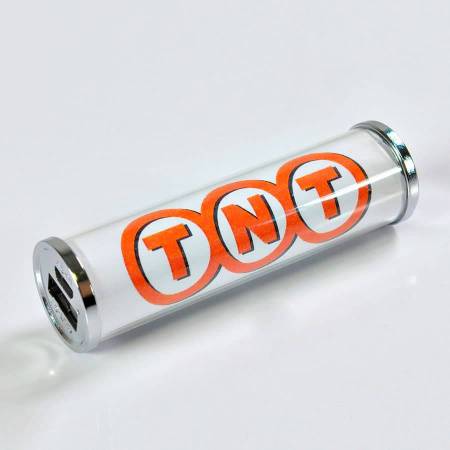Универсальный аккумулятор "RollUp" (2200mAh) под полноцветную вставку,9,5х2,6 см,пластик, шт