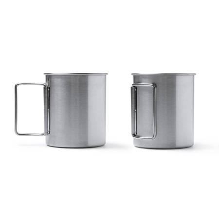 Кружка из нержавеющей стали TEIDE, Серебро Кружка из нержавеющей стали TEIDE, Серебро