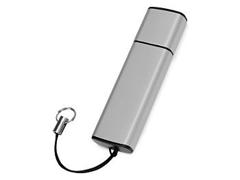 Флеш-карта USB 2.0 16 Gb металлическая с колпачком "Borgir", стальной Флеш-карта USB 2.0 16 Gb металлическая с колпачком "Borgir", стальной