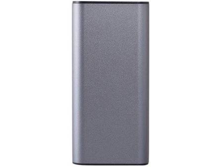 Внешний аккумулятор для ноутбуков «EpIQ», 100 Вт, 30000 mAh, темно-серый