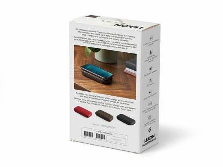 Внешний аккумулятор с беспроводной колонкой Powersound, черный