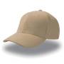 Бейсболка "PILOT", 6 клиньев, металлическая застежка, бежевый, 100% хлопок