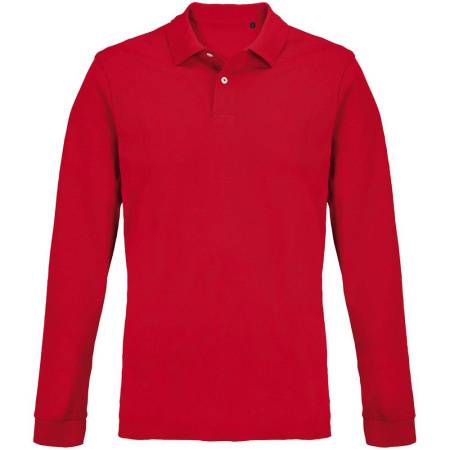 Рубашка поло унисекс с длинным рукавом Pacific LSL