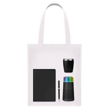 Подарочный набор Welcome Pack Galaxy, черный (термокружка, очиститель воздуха, ежедневник, ручка, шоппер) Подарочный набор Welcome Pack Galaxy, черный (термокружка, очиститель воздуха, ежедневник, ручка, шоппер)