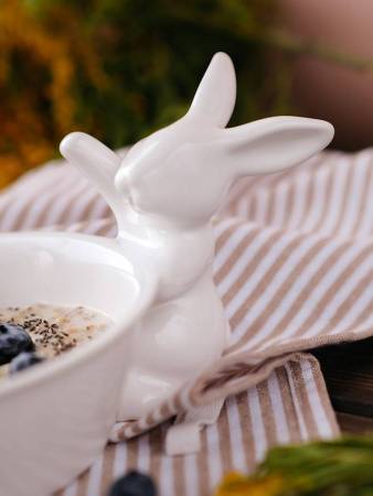 Мисочка с кроликом, 500 мл, Белый Мисочка с кроликом, 500 мл, Белый