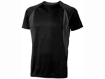 Футболка "Quebec Cool Fit" мужская, черный Футболка "Quebec Cool Fit" мужская, черный