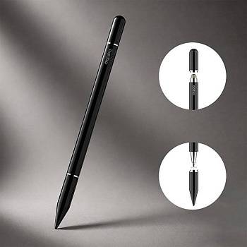 Стилус универсальный Pro Stick для планшетов и смартфонов, черный, Deppa