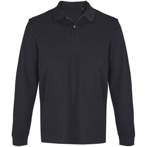 Рубашка поло унисекс с длинным рукавом Pacific LSL