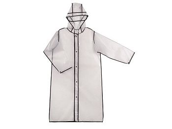 Дождевик "Providence", прозрачный/черный с чехлом