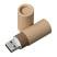 USB flash-карта TUBE (16Гб), натуральная, 6,0х1,7х1,7 см, картон