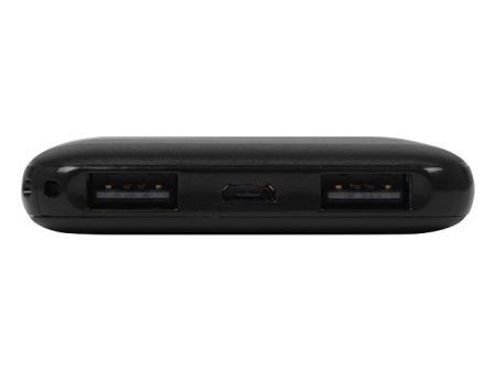 Портативное зарядное устройство"Grind", 5000 mAh, черный