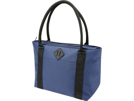 Сумка-холодильник Repreve® Ocean на 12 банок из переработанного ПЭТ-пластика, соответствующего стандарту GRS, объемом 11 л, темно-синий