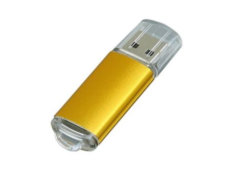 USB 2.0- флешка на 16 Гб с прозрачным колпачком