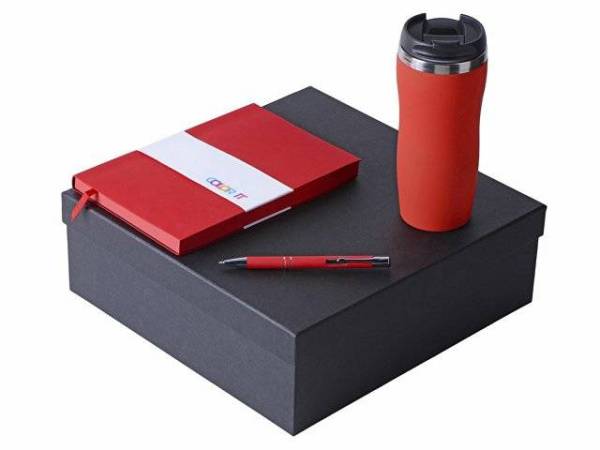 Подарочный набор "Color it" с блокнотом, металлической ручкой и термокружкой