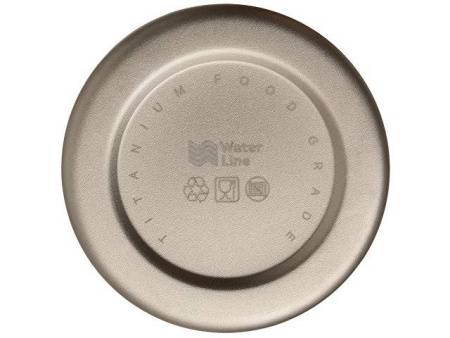 Бутылка для воды из титана "Titan", 750ml, темно-серый