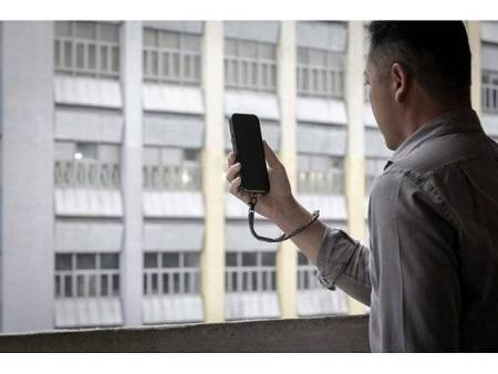 Ремешок-держатель для телефона на запястье «Lany Wristband Eco», серый