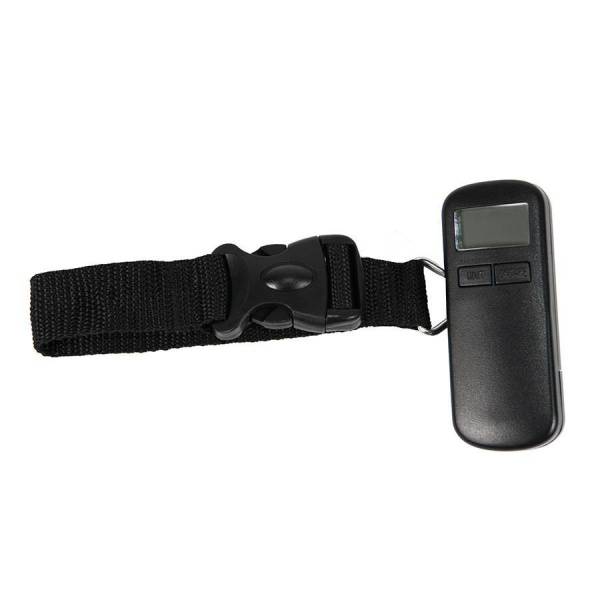 Весы дорожные, 9,4х3,6х1,6 см, пластик, металл, текстиль