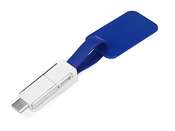 Зарядный кабель 3-в-1 "Charge-it", синий Зарядный кабель 3-в-1 "Charge-it", синий