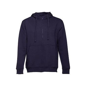 Толстовка мужская с капюшоном на молнии AMSTERDAM, темно-синий, 3XL, 50% хлопок, 50% п/э, 320 г/м2 Толстовка мужская с капюшоном на молнии AMSTERDAM, темно-синий, 3XL, 50% хлопок, 50% п/э, 320 г/м2