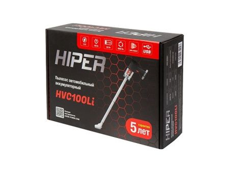 Пылесос автомобильный HIPER HVC100Li аккумуляторный Пылесос автомобильный HIPER HVC100Li аккумуляторный