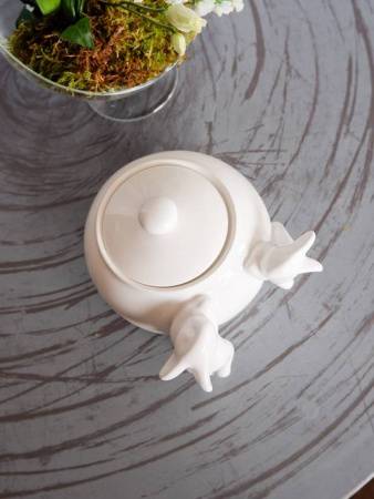 Сахарница с кроликами (NEW), 1000 мл, Белый Сахарница с кроликами (NEW), 1000 мл, Белый