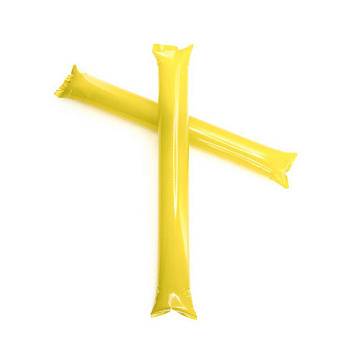 Палки-стучалки "Оле-Оле" STICK, полиэтилен, 60*10 см, жёлтый Палки-стучалки "Оле-Оле" STICK, полиэтилен, 60*10 см, жёлтый