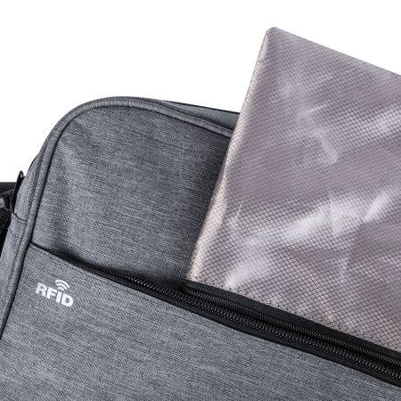 Сумка для документов LENKET, серый, полиэстер 300D