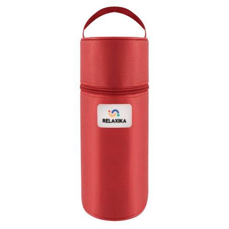 Термос Relaxika Duo 1200 в чехле, стальной