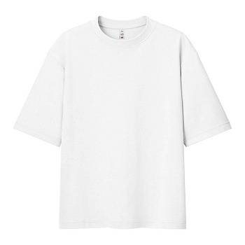 Футболка мужская оверсайз LIBRA, белый, M/L, 100% хлопок, 220 г/м2