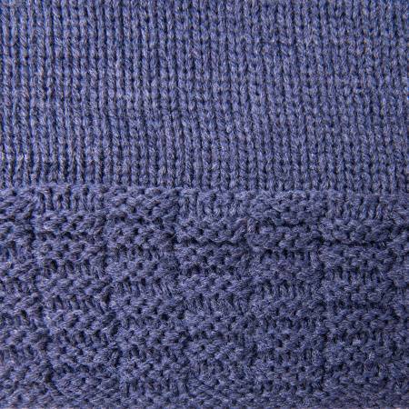 Плед LYKKE MINI, темно-синий, шерсть 30%, акрил 70%, 120*170 см