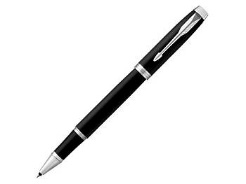 Ручка-роллер Parker IM Mat Black CT,стержень: F, цвет чернил: black, в подарочной упаковке.
