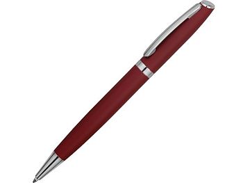 Ручка металлическая шариковая «Flow» soft-touch, красный/серебристый Ручка металлическая шариковая «Flow» soft-touch, красный/серебристый
